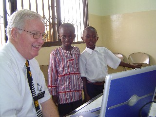Elder Markham with Children